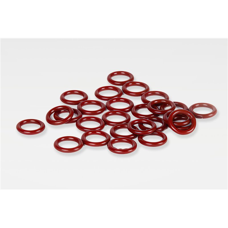 WACKY RIGGING ORINGS RED 5" 6" 7" (25 pièces)