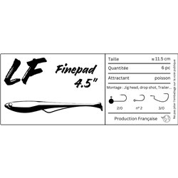 Finepad 4,5" (11,5cm)